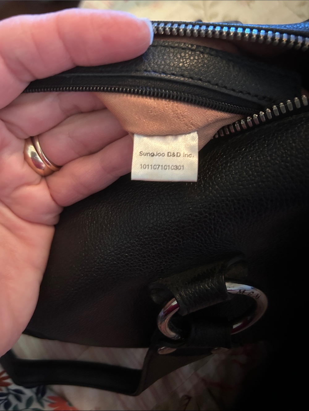 MCM Black Leather Bowling Bag with Silver Hardware - Picture 15 of 15